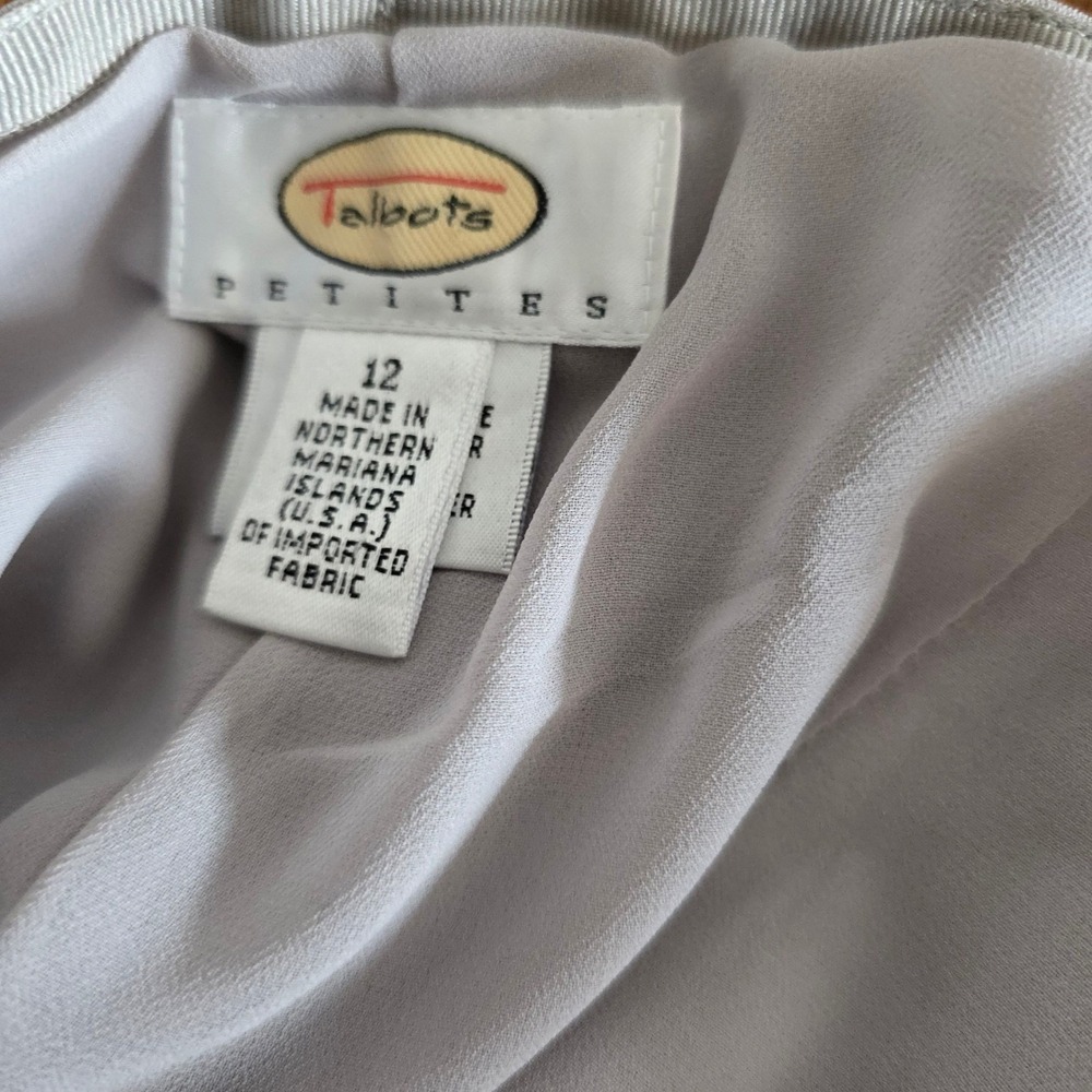 Talbots Soft Surroundings Lands End Petite Pants Lot Size 12P Navy White Khaki - Picture 3 of 10